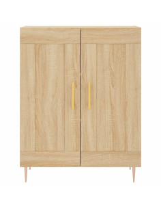 Credenza Rovere Sonoma 69,5x34x180 cm in Legno Multistrato 2