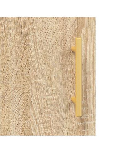 Credenza Rovere Sonoma 69,5x34x180 cm in Legno Multistrato