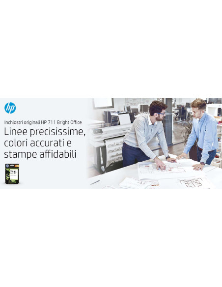 HP Cartuccia inchiostro nero DesignJet 711, 80 ml