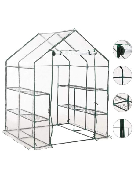 Serra Accessibile con 8 Livelli 143x143x195 cm