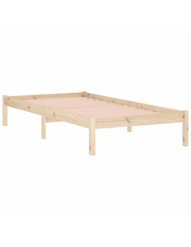 Giroletto senza Materasso 100x190 cm in Legno di Pino Doppio