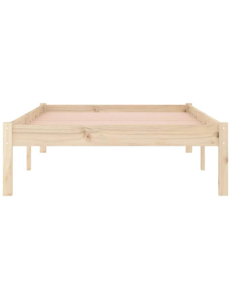 Giroletto senza Materasso 100x190 cm in Legno di Pino Doppio