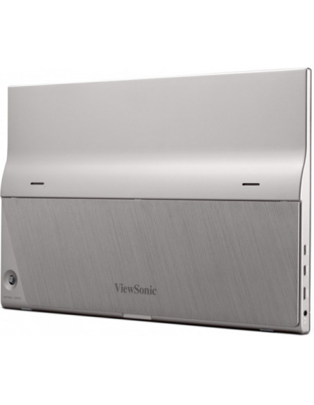 Viewsonic TD1655 Monitor PC 39,6 cm (15.6") 1920 x 1080 Pixel Full HD LED Touch screen Multi utente Nero, Argento