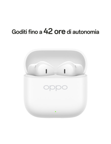 OPPO Enco Buds3 Auricolari True Wireless, 42h di Autonomia, Driver Dinamico da 12.4mm, BT 5.4, Controlli Touch, Cancellazione ru