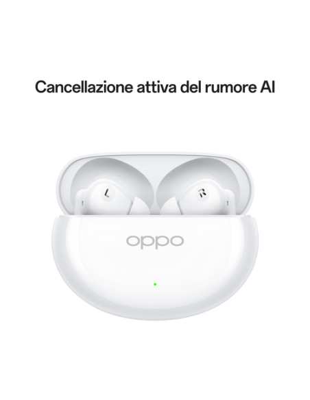 OPPO Enco Air4 Auricolari True Wireless,44h di Autonomia, Driver in Titanio, Bluetooth 5.4, Controlli Touch, Cancellazione del r