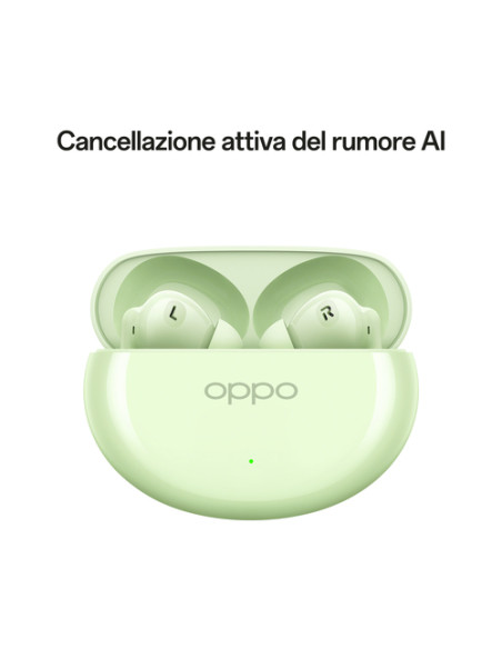 OPPO Enco Air4 Auricolari True Wireless, 44h di Autonomia, Driver in Titanio, Bluetooth 5.4, Controlli Touch, Cancellazione del 