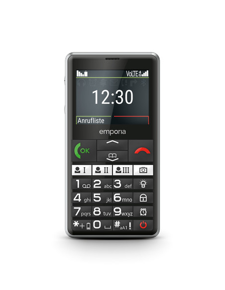 Emporia emporiaPURE-LTE 5,87 cm (2.31") 107 g Nero Telefono per anziani