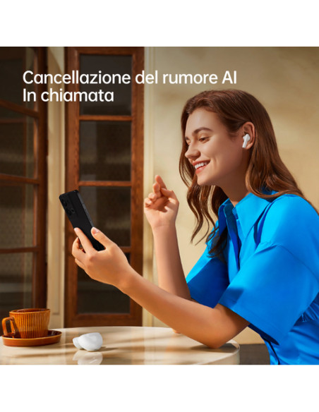 OPPO Enco Buds2, Auricolari True Wireless, Bluetooth 5.2, in-ear, Cancellazione rumore in chiamata, Comandi Touch, Audio Binaura
