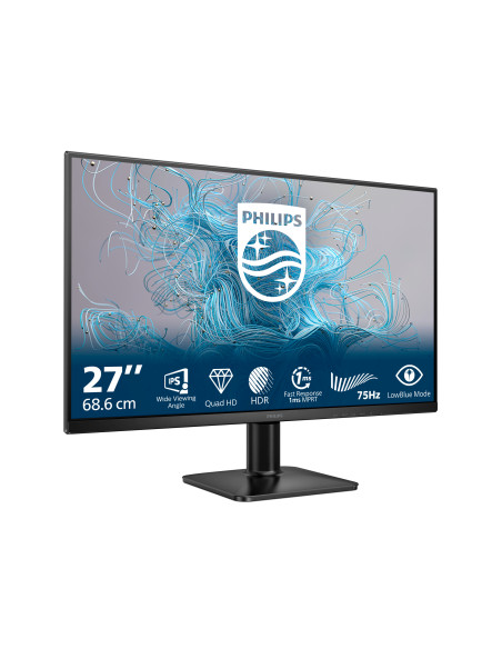 Philips Serie 1000 27E2N1500L/00 Monitor PC 68,6 cm (27") 2560 x 1440 Pixel Quad HD LED Nero