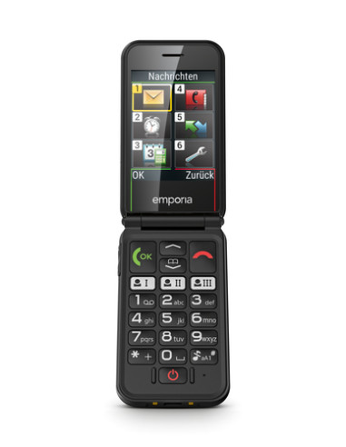 Emporia SIMPLICITYglam 7,11 cm (2.8") 106 g Bianco Telefono per anziani