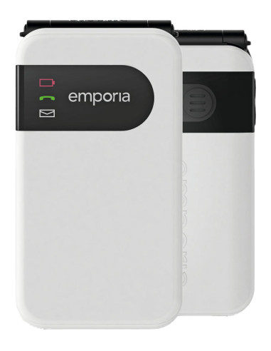 Emporia SIMPLICITYglam 7,11 cm (2.8") 106 g Bianco Telefono per anziani