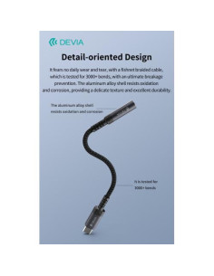 DEVIA ADATTATORE AUDIO IPURE DA TIPO-C A PRESA JACK 3,5MM