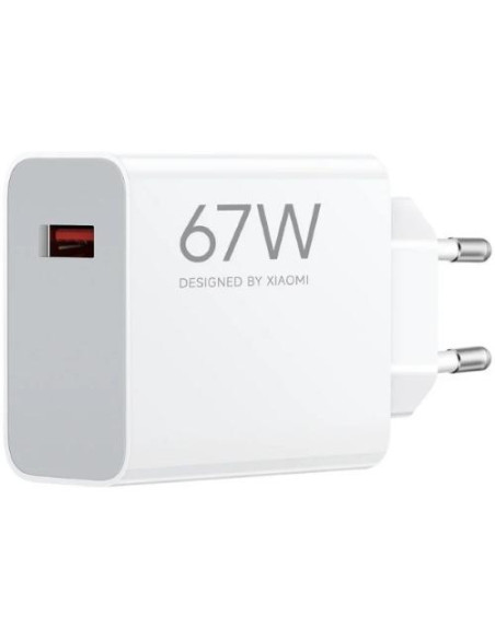 CARICABATTERIA DA RETE 67W XIAOMI USB-A BHR07SKEU WHITE