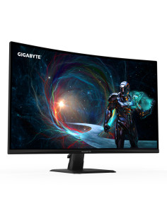 GIGABYTE GS32QCA 31,5" Monitor Gaming Curvo QHD - 2560 x 1440, 180Hz, 1ms, 250 cd/m², FreeSync, HDR Ready, HDMI 2.0, Displaypor 2