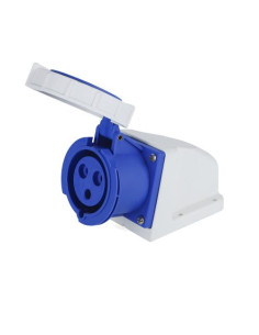 Propart Presa a muro Indust. CEE 16A-6h 2P+T 220-250V IP67
