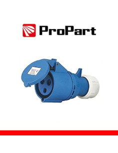 ProPart Presa Mobile Diritta Indust. CEE 16A-6h 2P+T 220-250V IP44