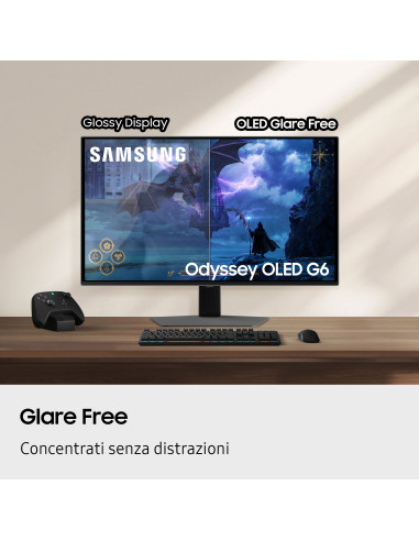 Samsung Monitor Gaming Odyssey OLED G6 - G60SF da 27"