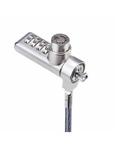 StarTech.com Cavo di Sicurezza per Notebook a duplice accesso da 2m, con chiave identica e a combinazione per dispositivi K-Slot