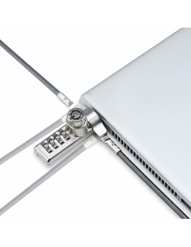 StarTech.com Cavo di Sicurezza per Notebook a duplice accesso da 2m, con chiave identica e a combinazione per dispositivi K-Slot