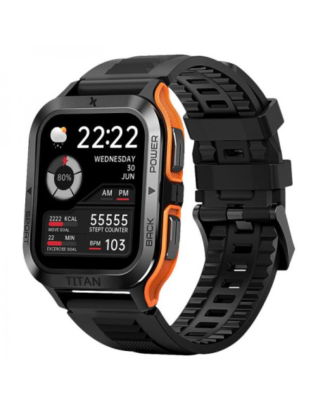 MaxCom FW67 TITAN PRO 4,7 cm (1.85") IPS 44 mm Digitale 320 x 382 Pixel Touch screen Nero, Arancione