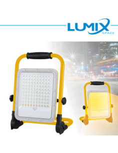 GIALLO FARETTO A LED PORTATILE A BATTERIA - 12 ORE