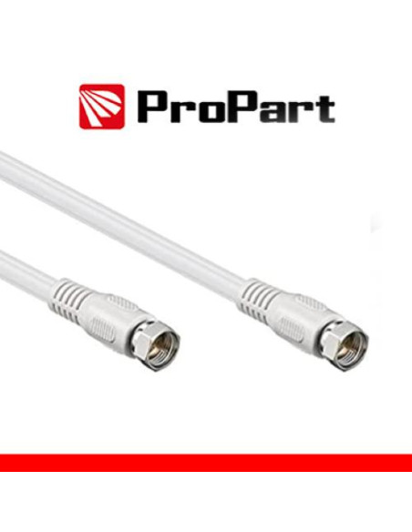 PROPART CAVO ANTENNA TV IEC 1.5M SP F -SP F BIANCO