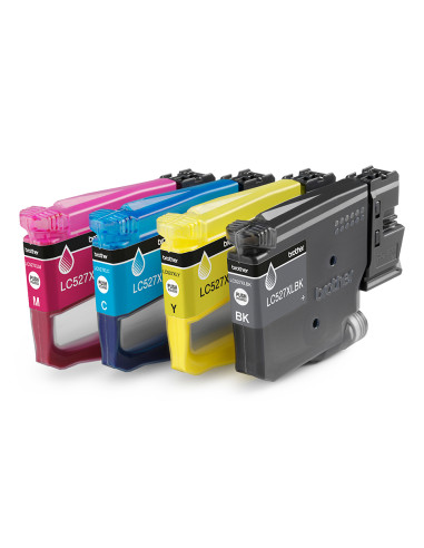 Brother LC527XLVAL cartuccia d'inchiostro 4 pz Originale Resa elevata (XL) Nero, Ciano, Magenta, Giallo