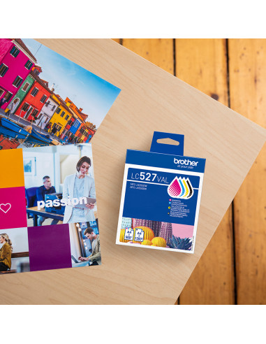 Brother LC527VAL cartuccia d'inchiostro 4 pz Originale Nero, Ciano, Magenta, Giallo