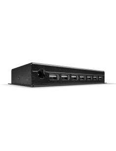 Lindy 42794 hub di interfaccia USB 2.0 Type-B 480 Mbit/s Nero