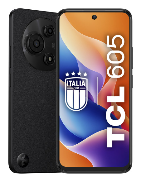 TCL 605 16,9 cm (6.67") Doppia SIM Android 15 4G USB tipo-C 4 GB 128 GB 5200 mAh Nero