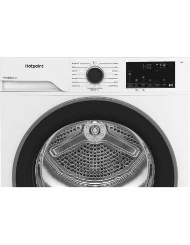Hotpoint Ariston HPT 83D BS IT, Capacità 8kg, classe D, EasyIron, PetHair Removal | Profondità mobile 54cm