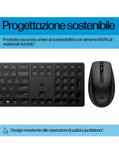 HP Tastiera e mouse wireless combinati 655 2