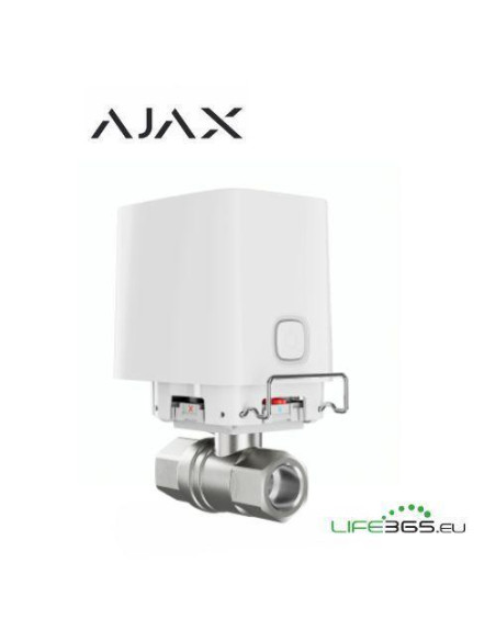 AJAX VALVOLA SMART WIRELESS PER INTERRUZIONE ACQUA [FILETTATURA 3/4] BIANCA