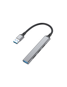 Equip 128960 hub di interfaccia USB 3.2 Gen 1 (3.1 Gen 1) Type-A 5000 Mbit/s Nero, Grigio 2
