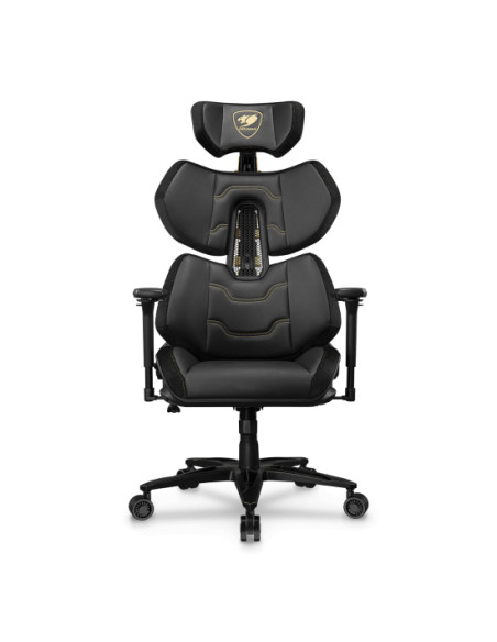 COUGAR Gaming Terminator Elite Gold Sedia da gaming per PC Seduta imbottita Nero, Oro