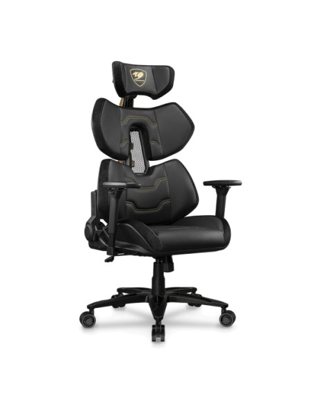 COUGAR Gaming Terminator Elite Gold Sedia da gaming per PC Seduta imbottita Nero, Oro