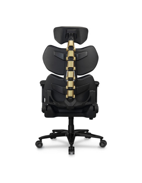 COUGAR Gaming Terminator Elite Gold Sedia da gaming per PC Seduta imbottita Nero, Oro