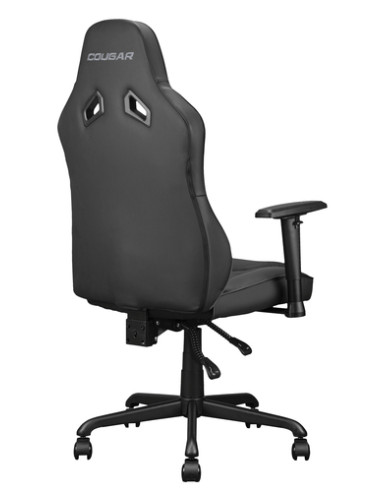 COUGAR Gaming Fusion S Black Sedia da gaming per PC Seduta imbottita Nero