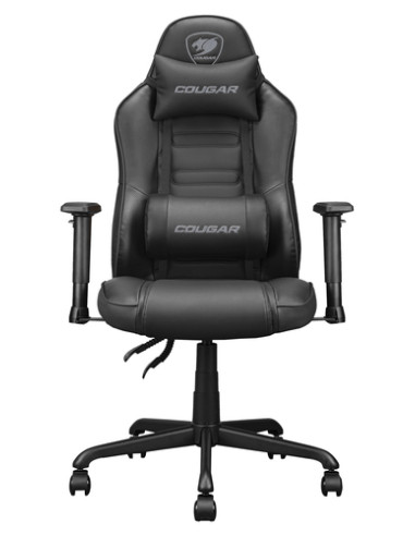 COUGAR Gaming Fusion S Black Sedia da gaming per PC Seduta imbottita Nero