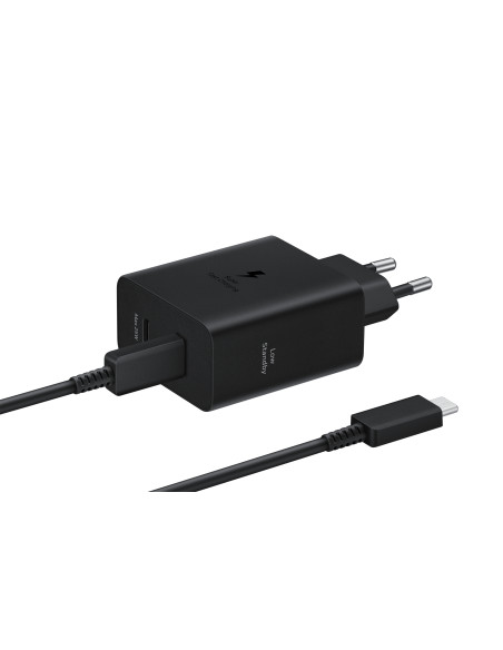 Samsung Caricabatteria Super Fast Charging (50W) con doppia porta USB-C e con cavo USB-C to USB-C