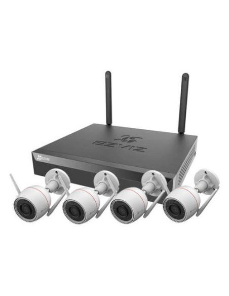 EZVIZ KIT NVR 8CH WIFI + 4 TELECAMERE H3C