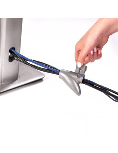 Fellowes CableZip Pavimento Tubo flessibile per cavo Argento 1 pz 2