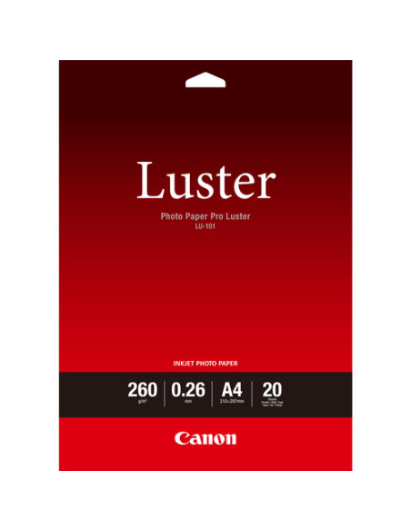 Canon Carta fotografica Luster PRO LU-101 A4 - 20 fogli