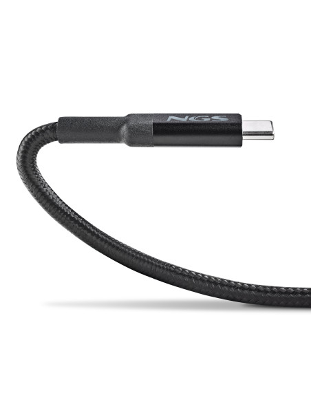 NGS KNOT 65W-3 cavo USB USB 2.0 3 m USB C Nero
