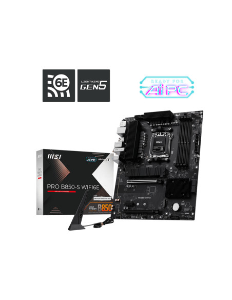 MSI PRO B850-S WIFI6E scheda madre AMD B850 Socket AM5 ATX
