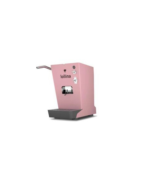 Lollocaff Lollina+ Macchina da Caff Rosa Pop + 40 Cialde 44mm