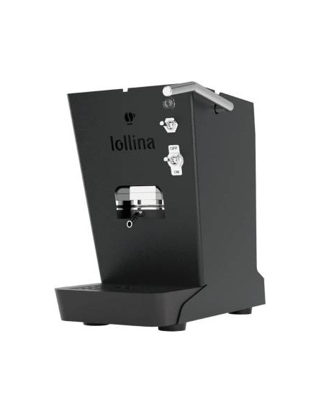 Lollocaff Lollina+ Macchina da Caff Nera + 40 Cialde 44mm