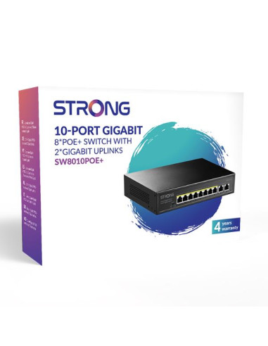 SWITCH POE 8 PORTE GIGABIT