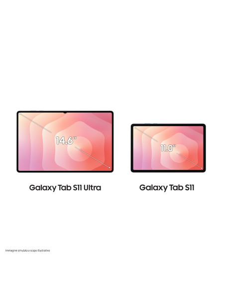 Samsung Galaxy Tab S11, Tablet AI, Wi-Fi, Design Leggero, Strumenti AI Multimodali, DeX, RAM 12GB, 256 GB, Batteria a Lunga Dura