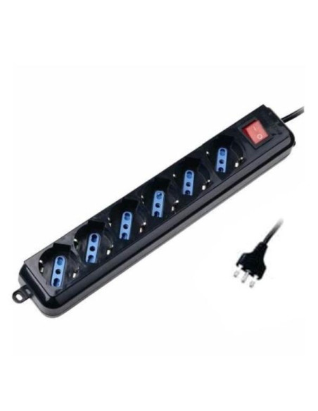 MULTIPRESA 6 PRESE 2P+T 10/16 P40